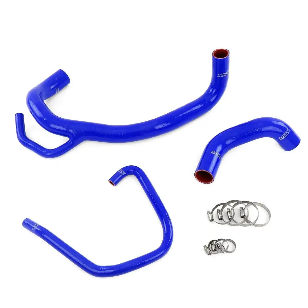 Hps Blue 3-Ply Silicone Radiator Coolant Hose Kit For 11-14 Chrysler 300 / Challenger / Charger Srt8 6.4L 1