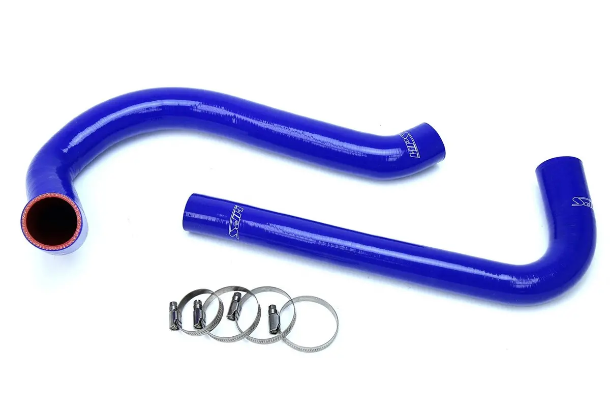 Hps Blue 3-Ply Silicone Radiator Coolant Hose Kit For 87-95 Jeep Wrangler Yj 2.5L 1