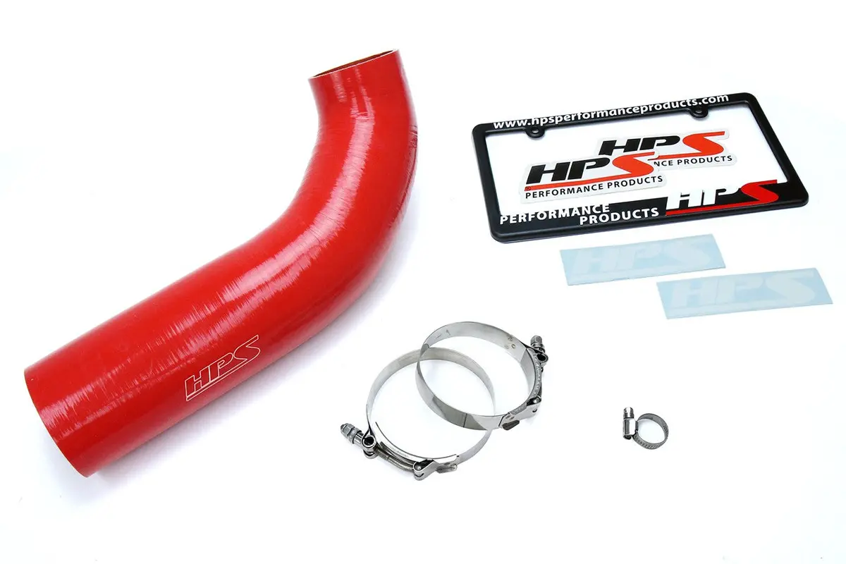 Hps Red Silicone Post Maf Air Intake Hose Kit For Jeep 12–17 Wrangler 3.6L V6 1
