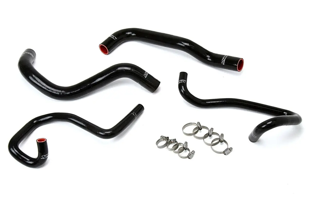 Hps Black 3-Ply Silicone Radiator/Heater Coolant Hose Kit For 05-22 Toyota Tacoma 2.7L 4Cyl 1