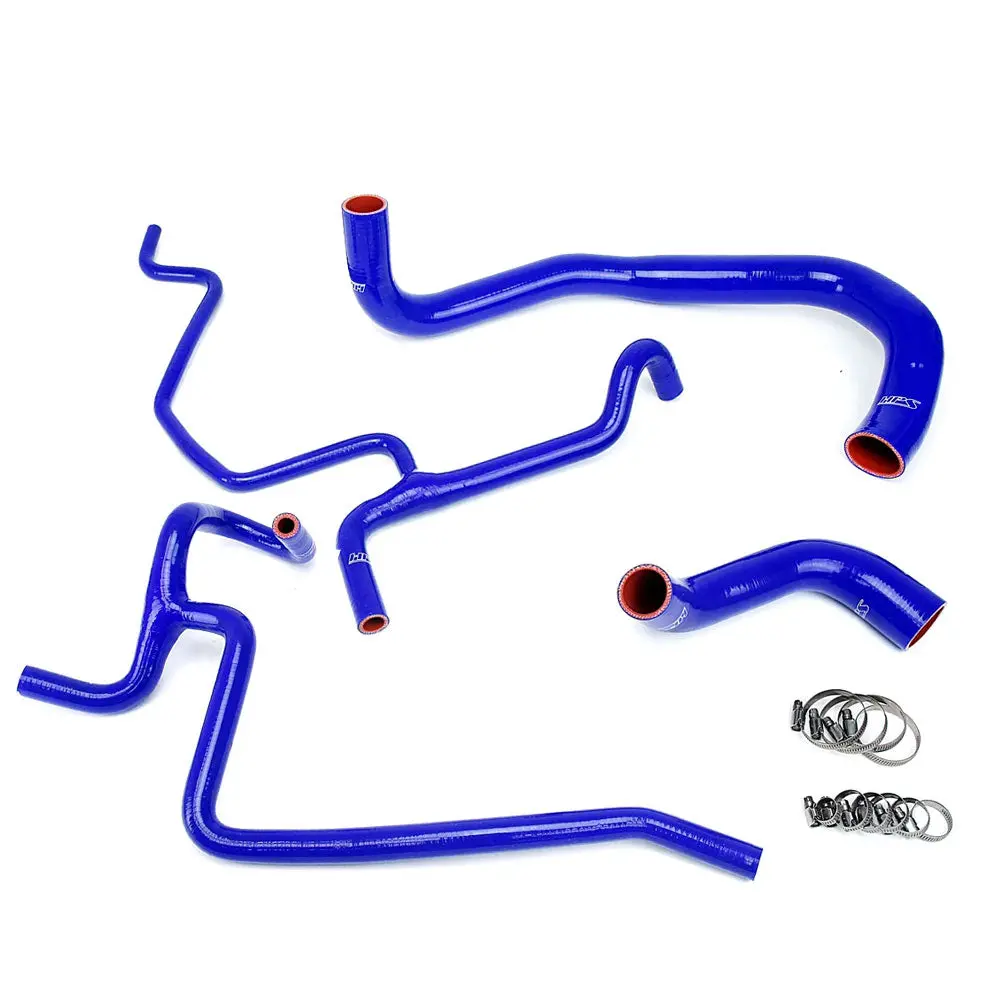 Hps Blue 3-Ply Silicone Radiator/Heater Coolant Hose Kit For 11-20 300/Challenger/Charger 5.7L V8 1
