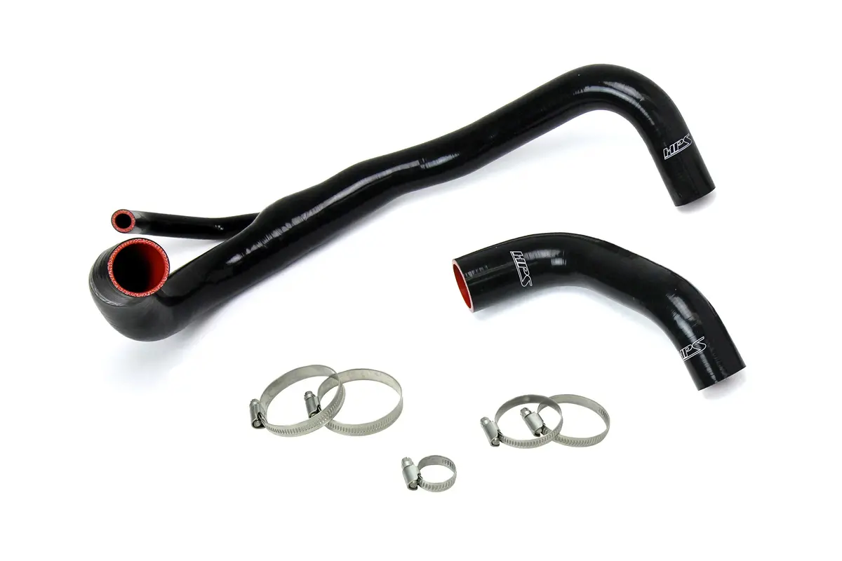 Hps Black 3-Ply Silicone Radiator Coolant Hose Kit For 11-20 Dodge Charger 5.7L V8 Pursuit 1