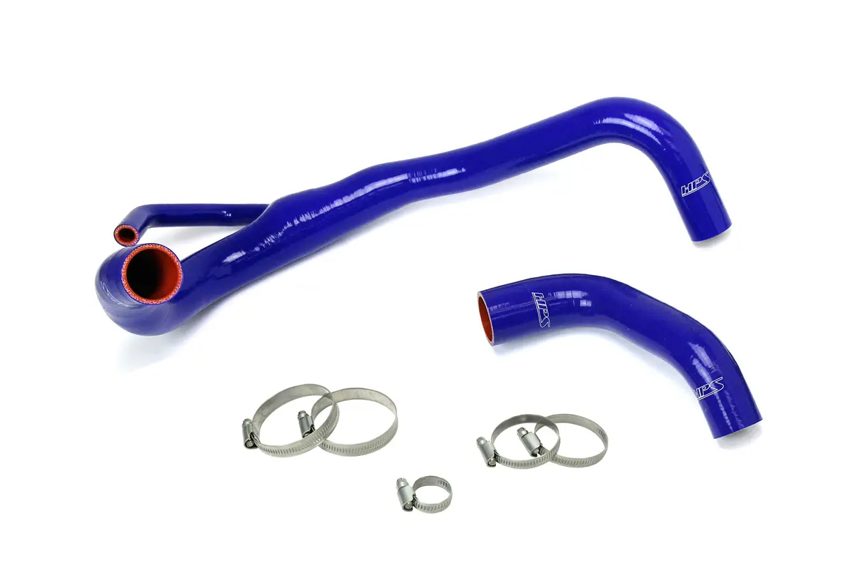 Hps Blue 3-Ply Silicone Radiator Coolant Hose Kit For 11-20 Dodge Charger 5.7L V8 Pursuit 1