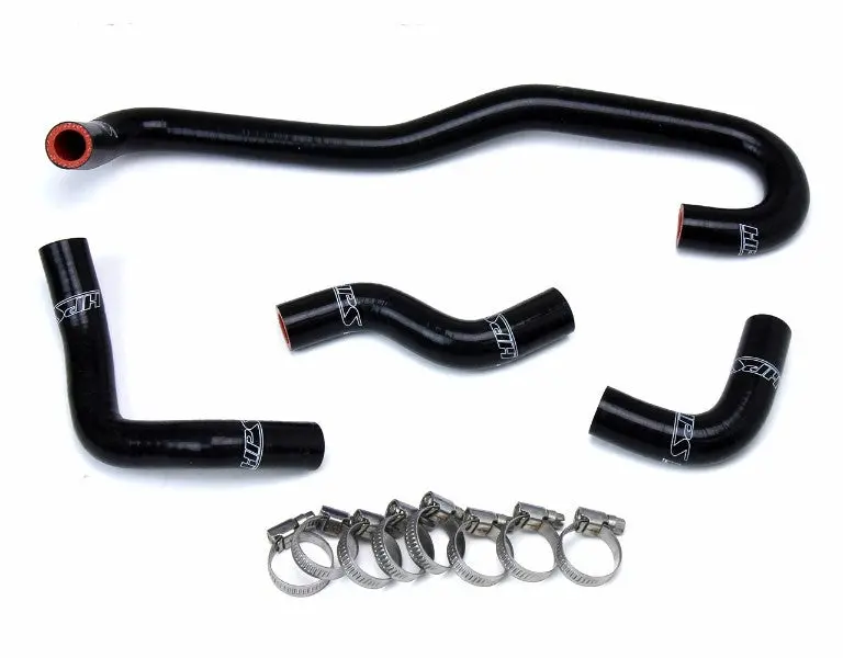 Hps Black 3-Ply Silicone Heater Coolant Hose Kit For 89-92 Toyota 4Runner / Pickup 3.0L V6 Lhd 1
