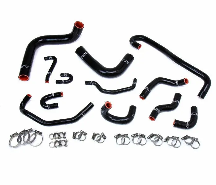 Hps Black 3-Ply Silicone Radiator/Heater Coolant Hose Kit For 89-92 Toyota 4Runner/Pickup 3.0L V6 Lhd 1