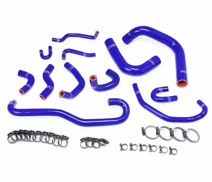 Hps Blue 3-Ply Silicone Radiator/Heater Coolant Hose Kit For 89-92 Toyota 4Runner/Pickup 3.0L V6 Lhd 1