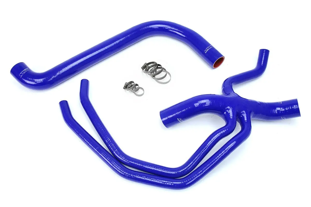Hps Blue 3-Ply Silicone Radiator Coolant Hose Kit For 99-03 Ford F-150 Lightning Trim 5.4L V8 1