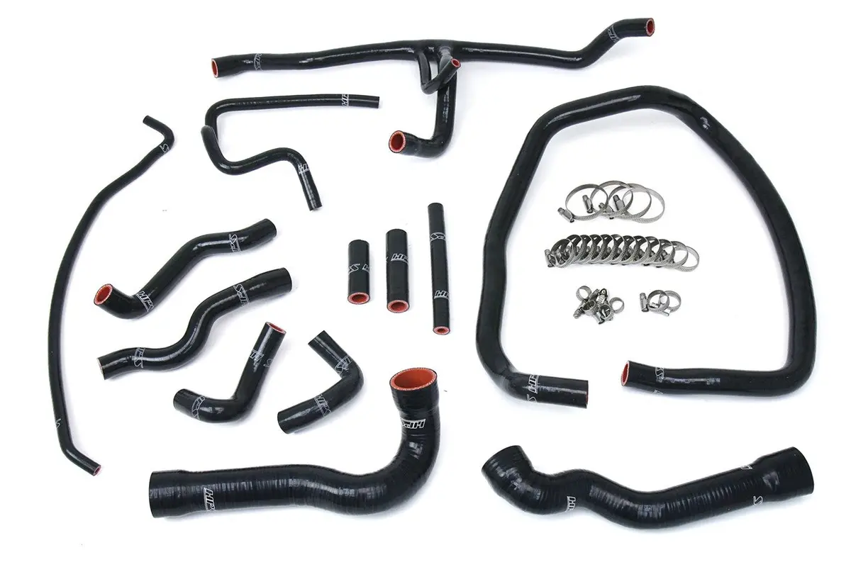 Hps Black 3-Ply Silicone Radiator/Heater Coolant Hose Kit For 96-99 Bmw M3 E36 Lhd 1