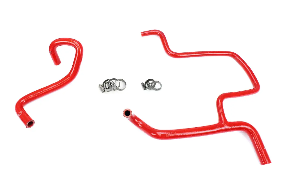 Hps Red 3-Ply Silicone Heater Coolant Hose Kit For 15-23 Dodge Challenger Charger 6.4 V8 1