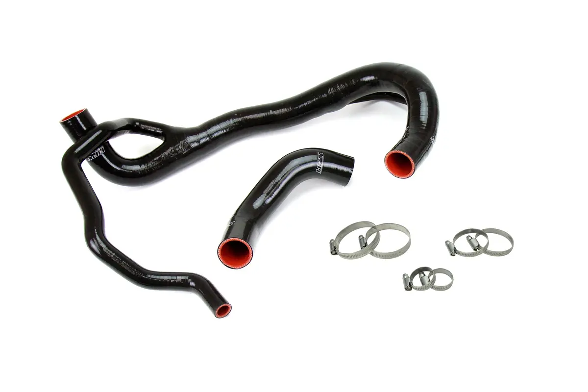 Hps Black 3-Ply Silicone Radiator Coolant Hose Kit For 15-23 Dodge Challenger / Charger 6.4L V8 1