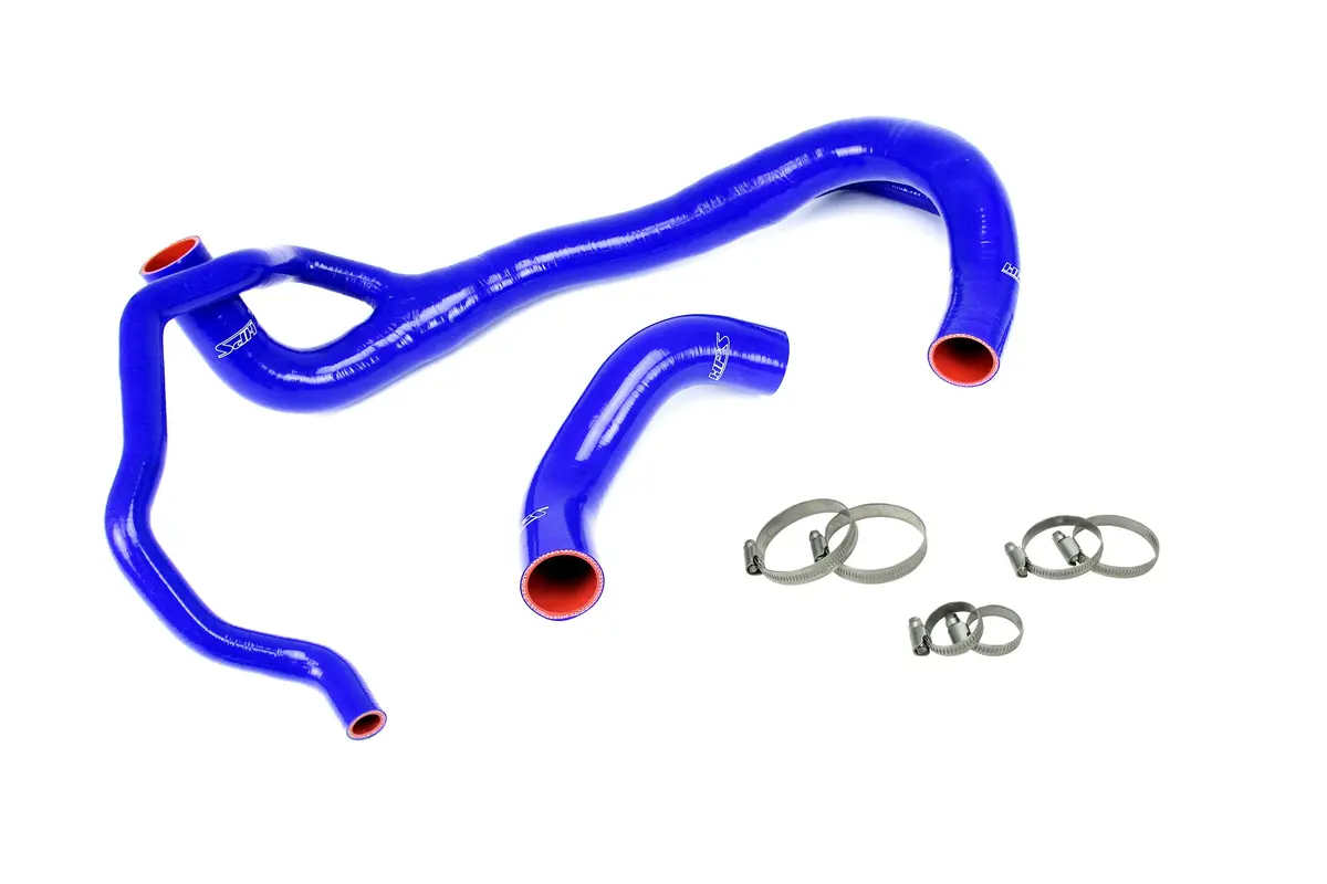 Hps Blue 3-Ply Silicone Radiator Coolant Hose Kit For 15-23 Dodge Challenger / Charger 6.4L V8 1
