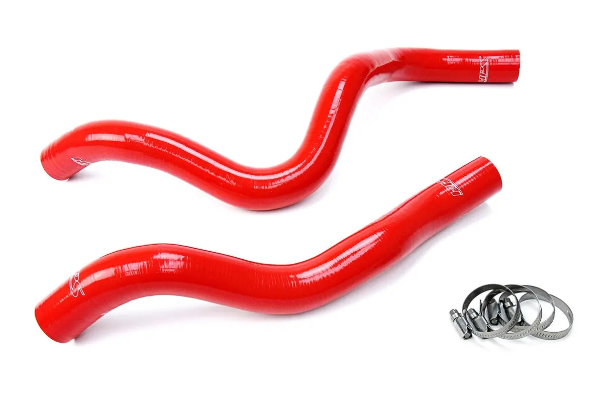 Hps Red 3-Ply Silicone Radiator Coolant Hose Kit For 16-20 Honda Pilot / 17-19 Ridgeline 3.5L V6 6At 1