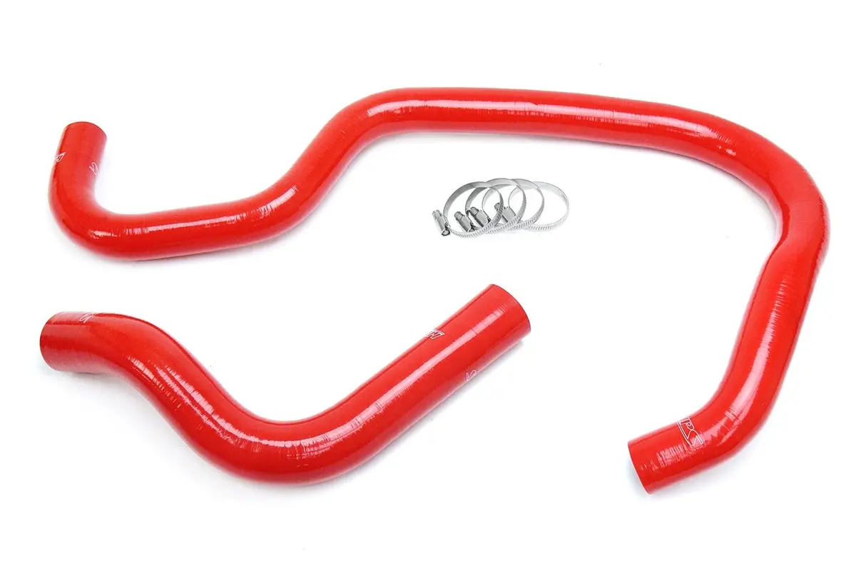 Hps Red 3-Ply Silicone Radiator Coolant Hose Kit For 07-14 Escalade Tahoe Suburban Yukon Sierra Silverado Avalanche V8 1
