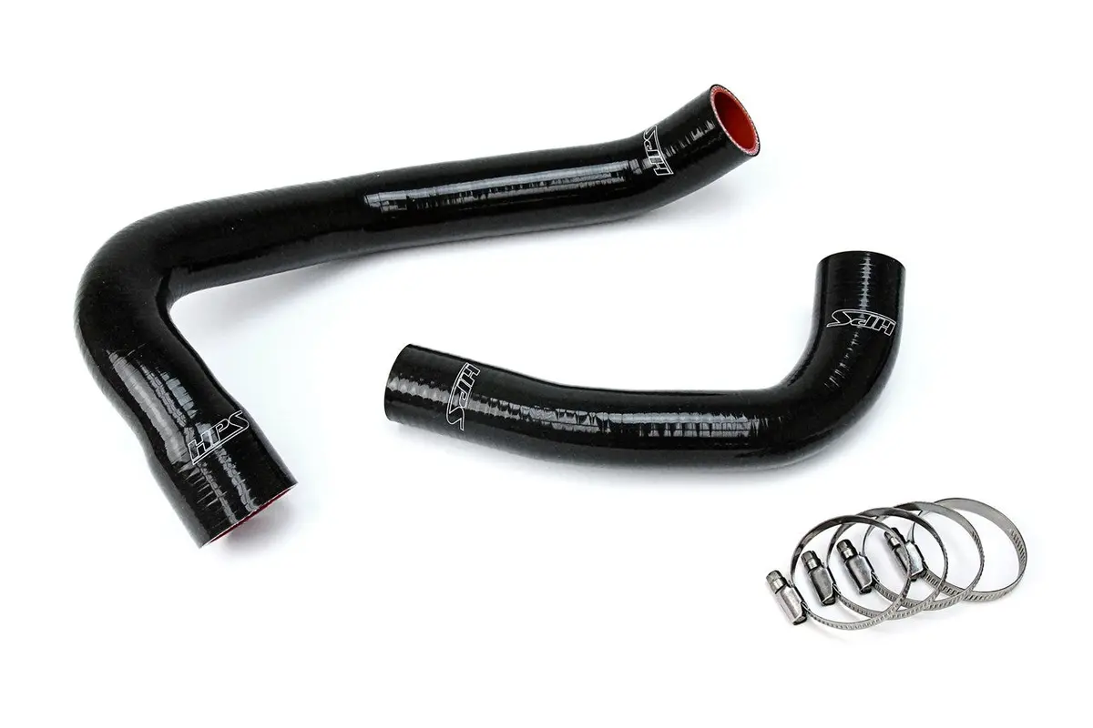 Hps Black 3-Ply Silicone Radiator Coolant Hose Kit For 97-06 Jeep Wrangler 4.0L (Tj 2Nd Gen) 1