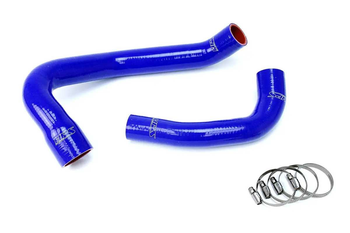Hps Blue 3-Ply Silicone Radiator Coolant Hose Kit For 97-06 Jeep Wrangler 4.0L (Tj 2Nd Gen) 1