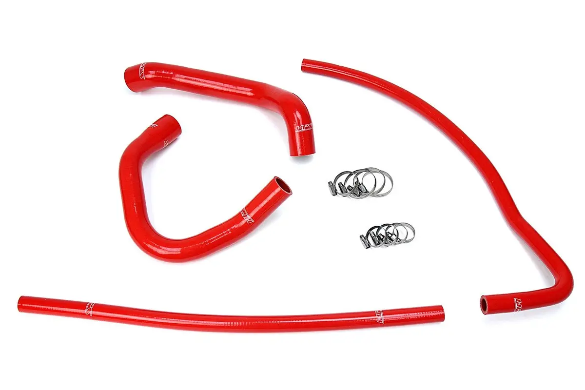 Hps Red 3-Ply Silicone Radiator/Heater Coolant Hose Kit For 93-98 Jeep Grand Cherokee Zj 4.0L 1
