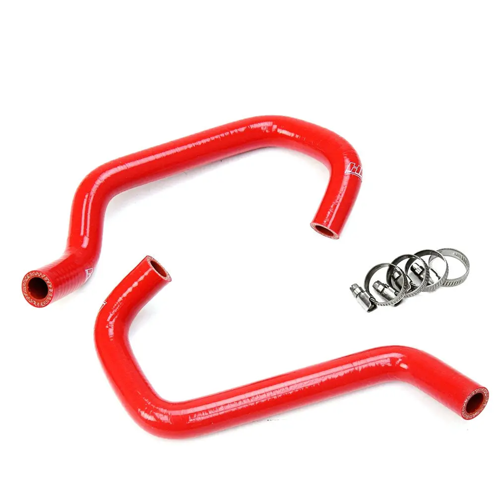 Hps Red 3-Ply Silicone Heater Coolant Hose Kit For 11-15 Toyota Tundra 4.0L V6 1