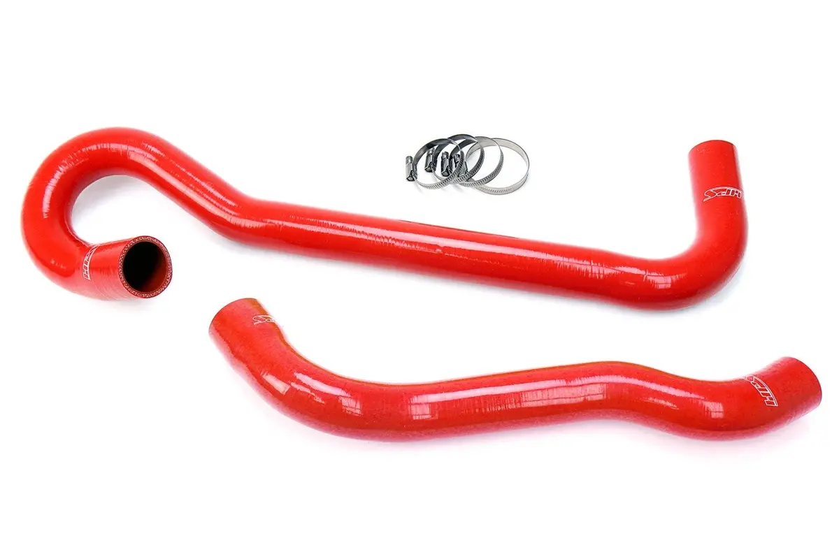 Hps Red 3-Ply Silicone Radiator Coolant Hose Kit For 05-08 Jeep Grand Cherokee / 06-08 Commander 5.7L 1