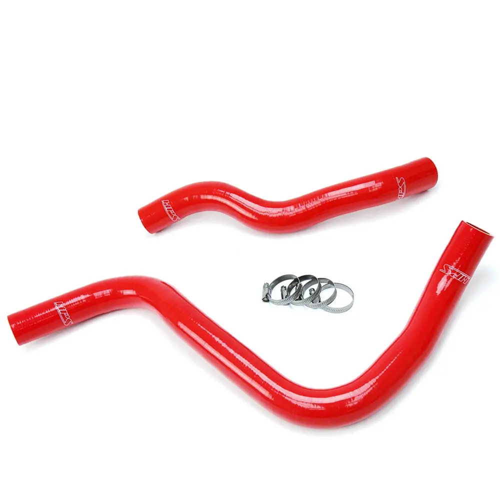 Hps Red 3-Ply Silicone Radiator Coolant Hose Kit For 03-07 Honda Accord 3.0L V6 1