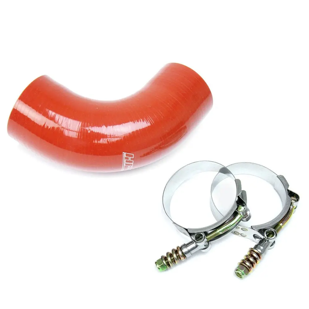 Hps Orange Silicone Transmission Oil Cooler Hose Kit  For 11-15 Mack Mru613 / Mack Mp7 Engine Replace Oe# 22883153 1