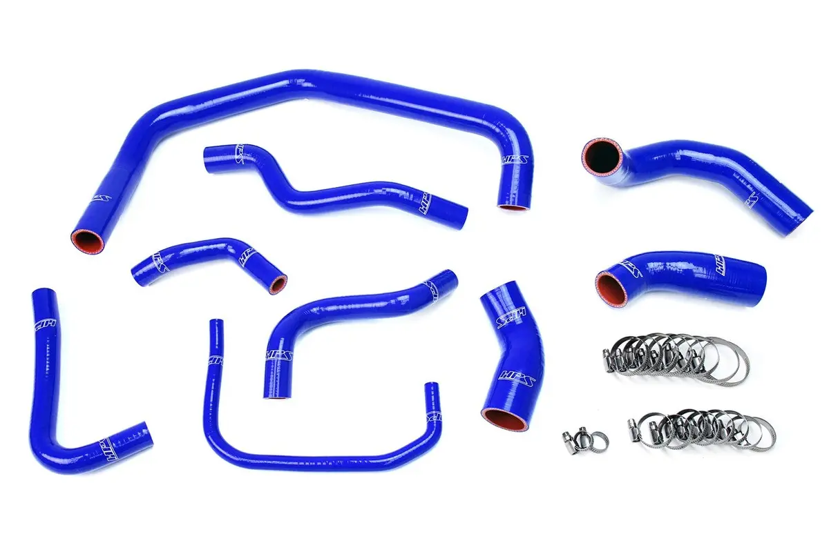 Hps Blue 3-Ply Silicone Radiator Coolant Hose Kit For 03-04 Ford Mustang Svt Cobra 4.6L V8 Supercharged 1
