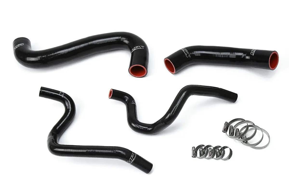Hps Black 3-Ply Silicone Radiator/Heater Coolant Hose Kit For 02 Subaru Impreza 2.5L Non Turbo 1