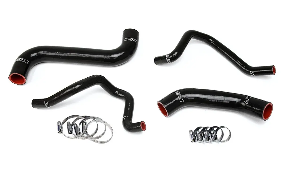 Hps Black 3-Ply Silicone Radiator/Heater Coolant Hose Kit For 04-05 Subaru Impreza 2.5L Non Turbo 1