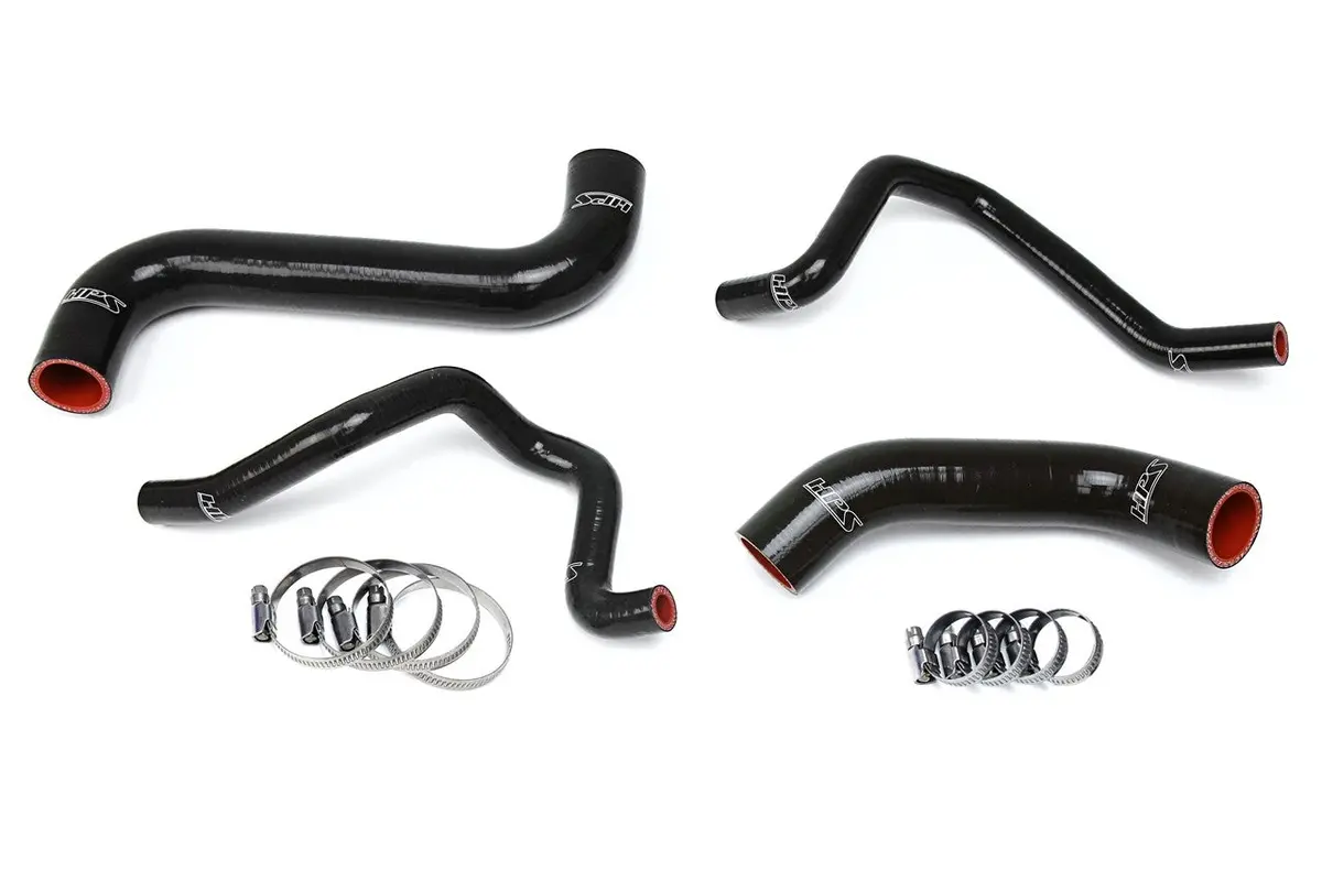 Hps Black 3-Ply Silicone Radiator/Heater Coolant Hose Kit For 06-07 Subaru Impreza 2.5L Non Turbo 1