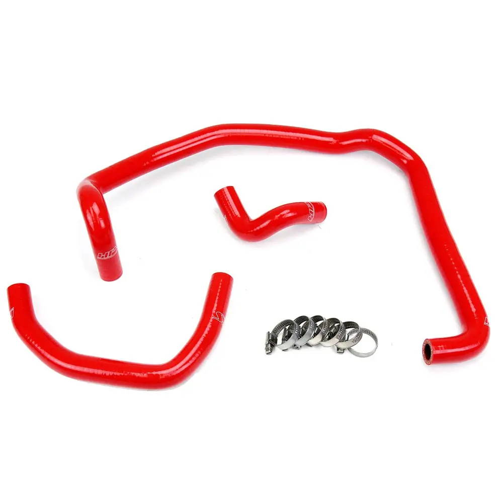 Hps Red 3-Ply Silicone Heater Coolant Hose Kit For 95-04 Toyota Tacoma 2.4L & 2.7L 4Cyl 1
