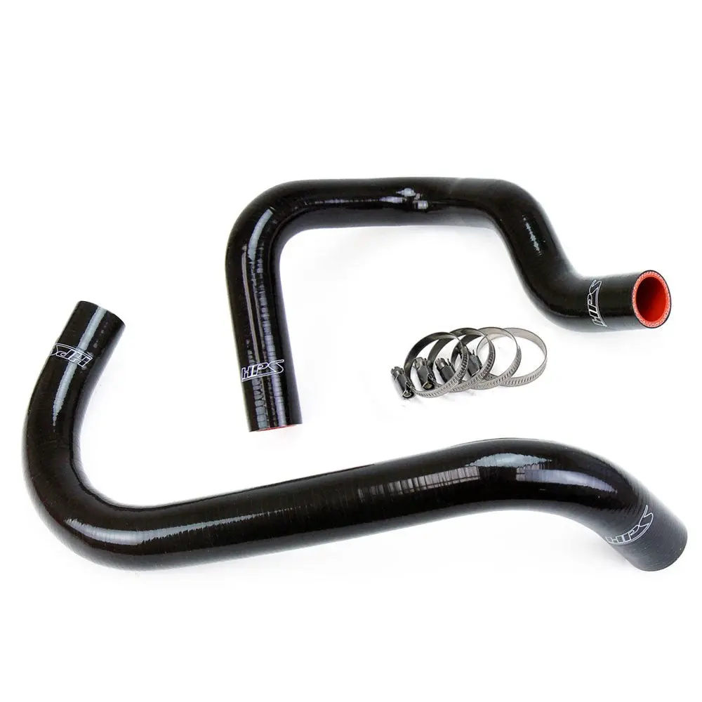Hps Black 3-Ply Silicone Radiator Coolant Hose Kit For 95-04 Toyota Tacoma 2.4L 4Cyl 1