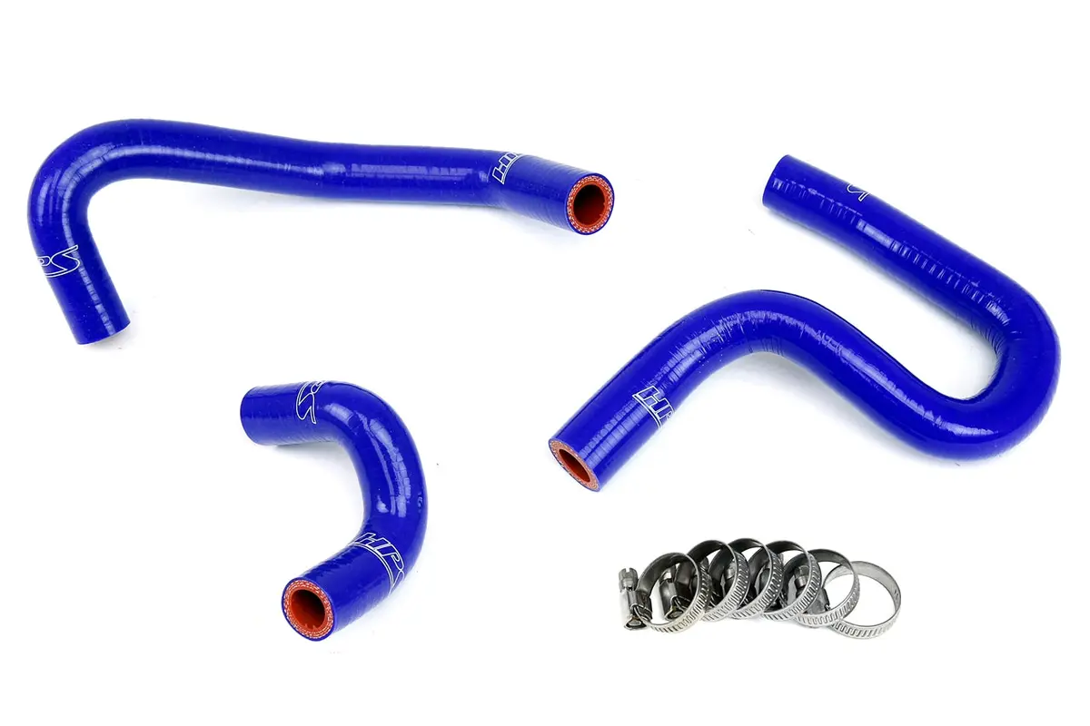 Hps Blue 3-Ply Silicone Heater Coolant Hose Kit For Toyota 96-02 4Runner / 95-04 Tacoma 3.4 V6 1