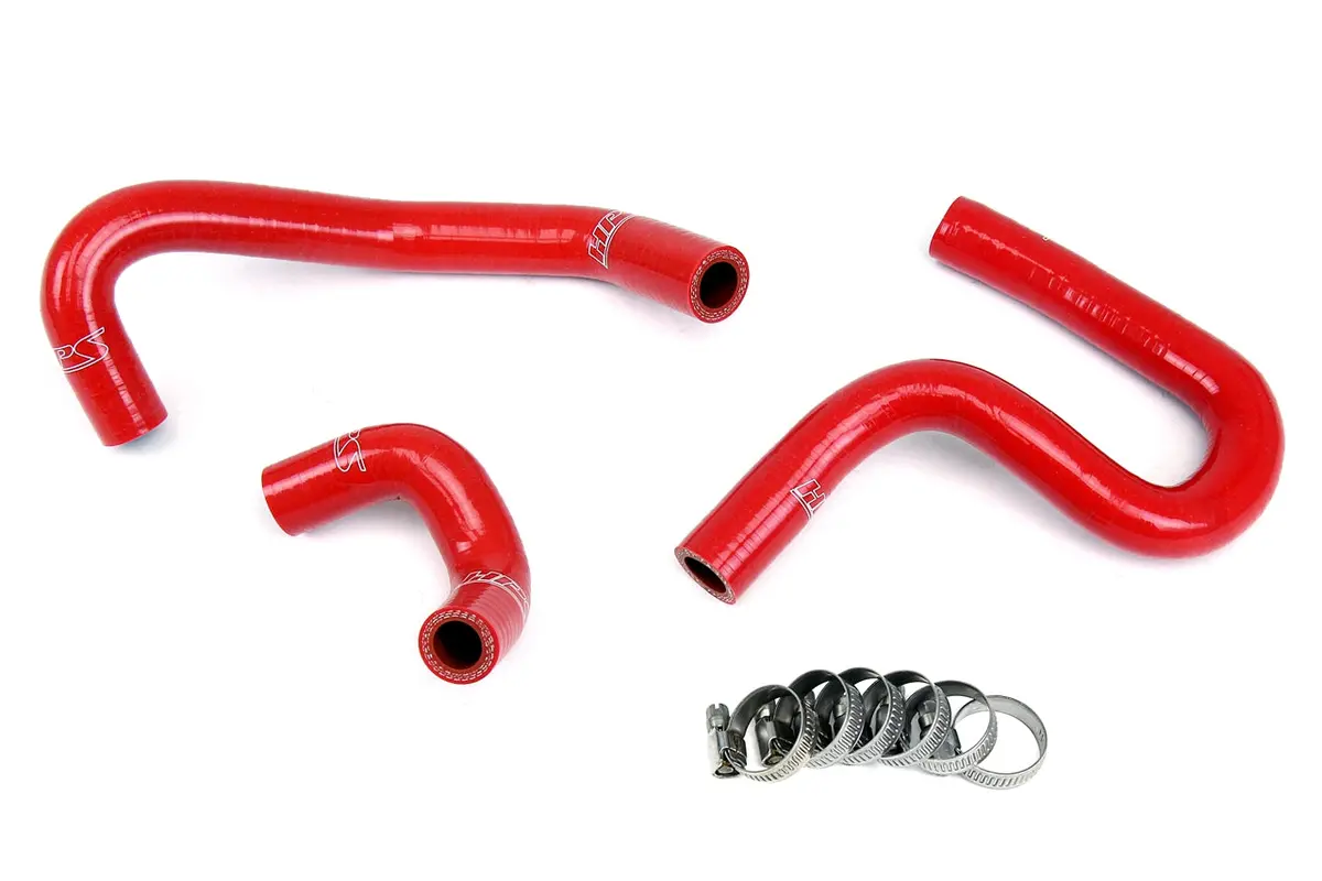 Hps Red 3-Ply Silicone Heater Coolant Hose Kit For Toyota 96-02 4Runner / 95-04 Tacoma 3.4 V6 1
