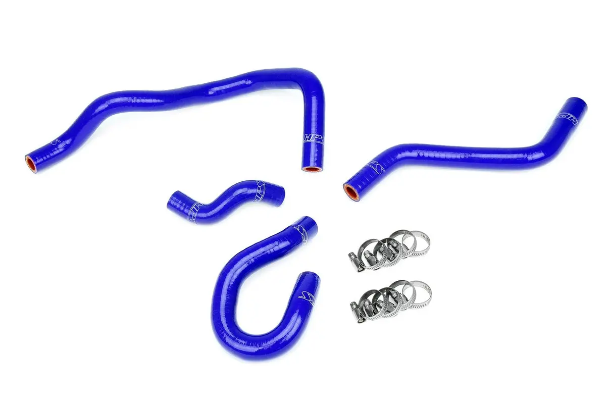 Hps Blue 3-Ply Silicone Heater Coolant Hose Kit For 96-00 Honda Civic Ex Hx 1.6L D16 Sohc 1