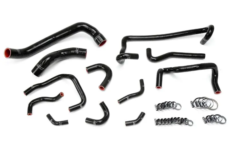 Hps Black 3-Ply Silicone Radiator/Heater Coolant Hose Kit For 89-94 Nissan Skyline Gtr R32 Rb26dett 1