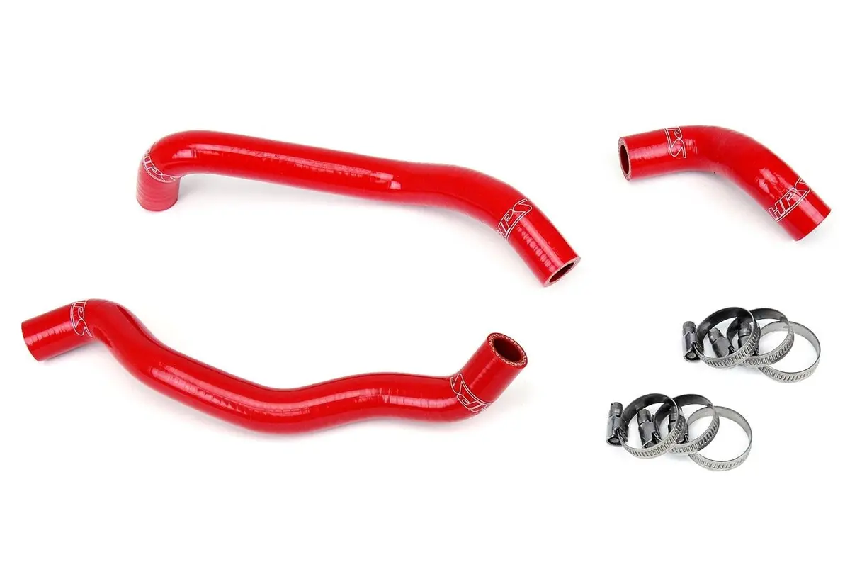 Hps Red 3-Ply Silicone Heater Coolant Hose Kit For Infiniti 06-09 M35 3.5L V6 1
