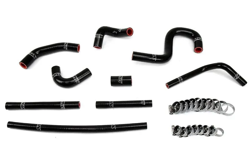 Hps Black 3-Ply Silicone Heater Coolant Hose Kit For 96-02 Toyota 4Runner 3.4L V6 With Rear Heater 1