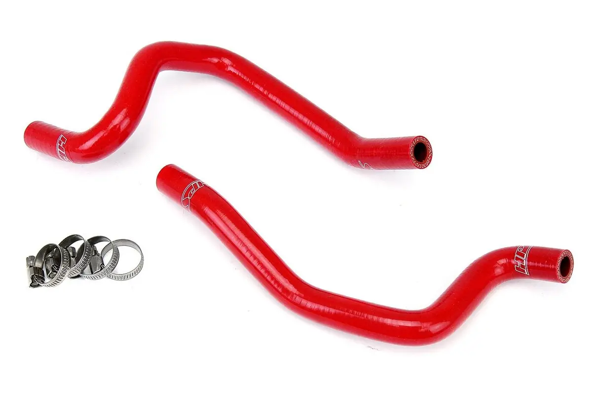 Hps Red 3-Ply Silicone Heater Coolant Hose Kit For 02-03 Subaru Impreza Wrx 2.0L Turbo 1