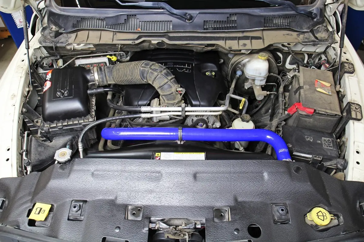 Hps Blue 3-Ply Silicone Radiator Coolant Hose Kit For 09-20 Ram 1500 2500 3500 5.7L V8 Without Oil Cooler 2