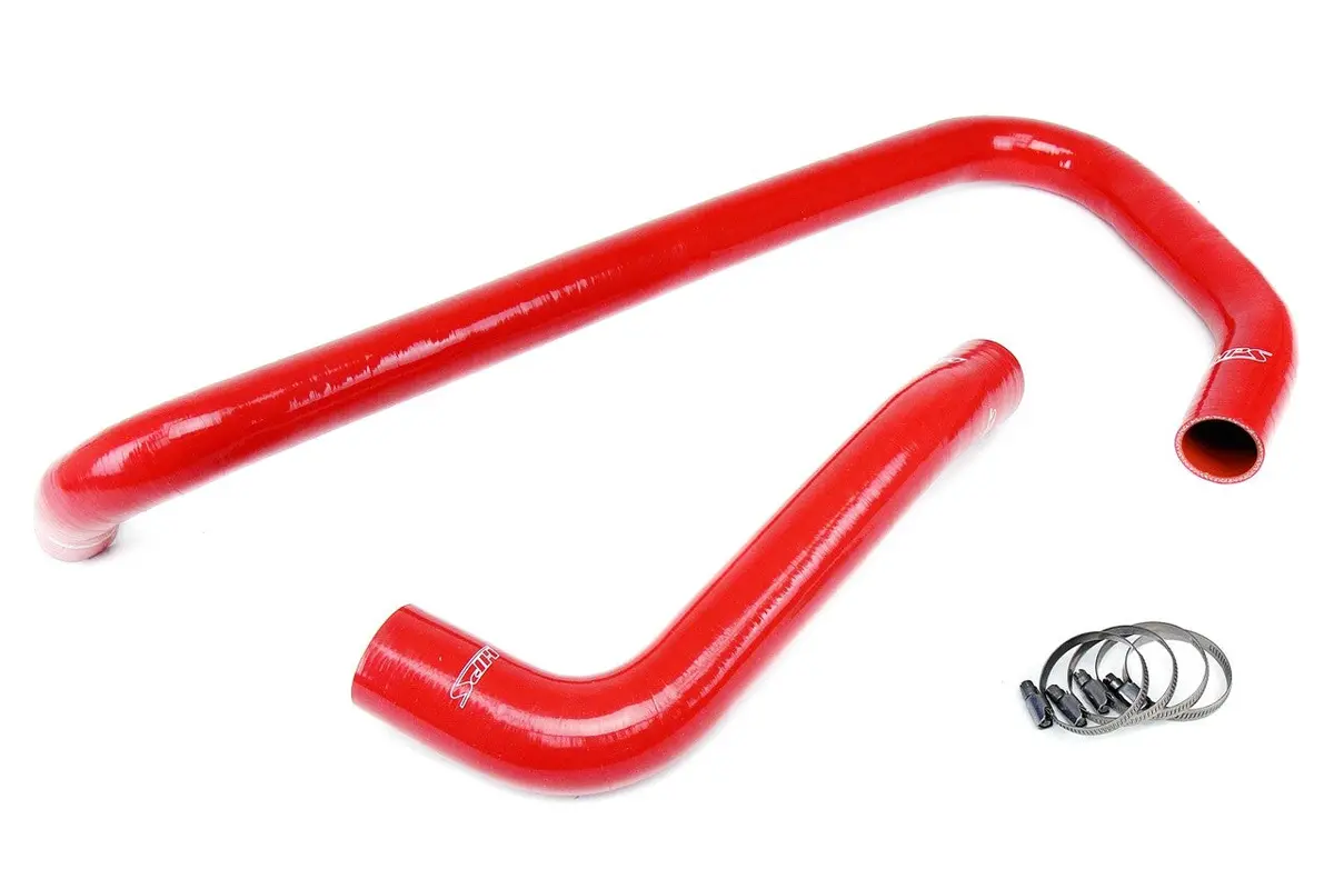 Hps Red 3-Ply Silicone Radiator Coolant Hose Kit For 09-20 Ram 1500 2500 3500 5.7L V8 Without Oil Cooler 1