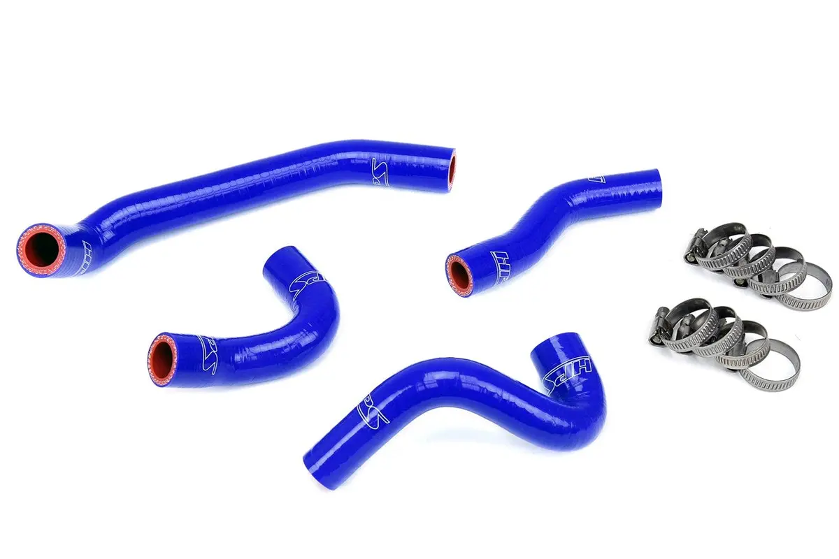 Hps Blue 3-Ply Silicone Radiator Coolant Hose Kit For 18-19 Husqvarna Vitpilen 401 / Ktm Duke 390 1