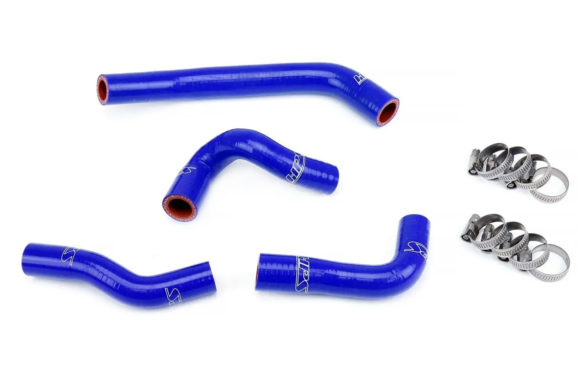 Hps Blue 3-Ply Silicone Radiator Coolant Hose Kit For 15-18 Ktm 390 Duke / Rc 1