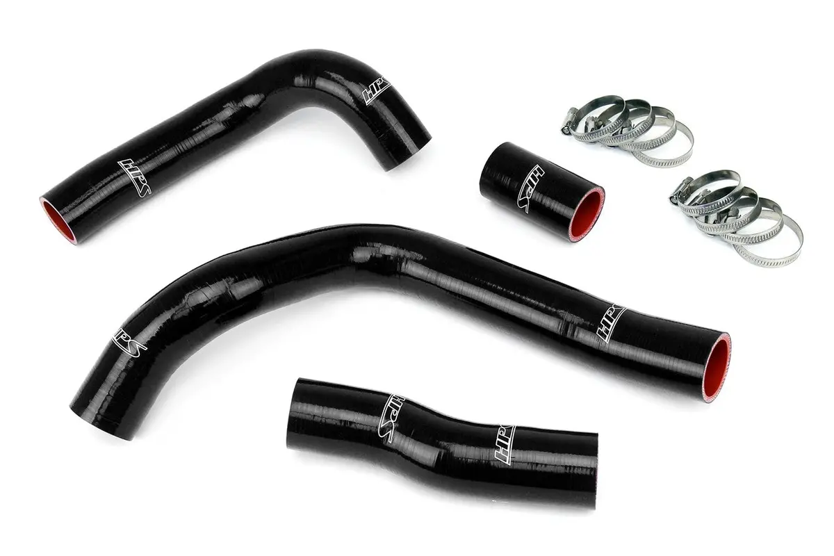 Hps Black 3-Ply Silicone Radiator Coolant Hose Kit For 16-17 Lexus Is200t / 18-25 Is300 2.0T 1