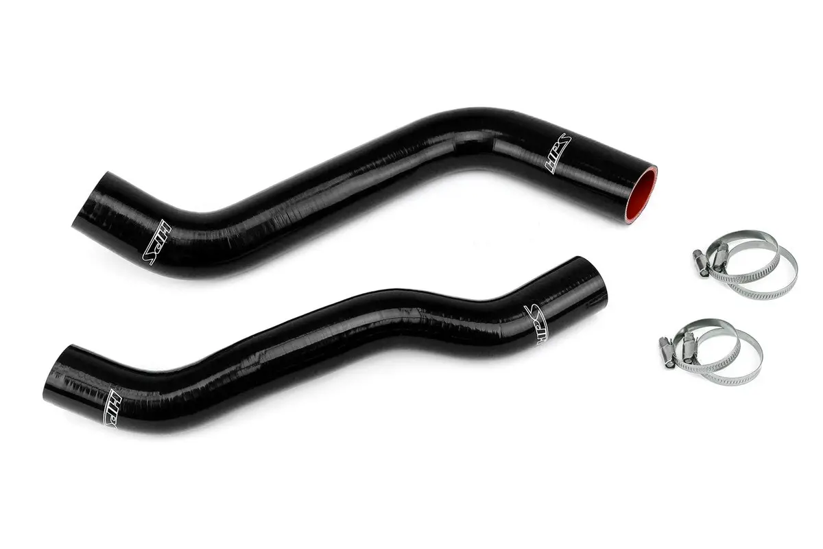 Hps Black 3-Ply Silicone Radiator Coolant Hose Kit For 06-10 Jeep Commander / Grand Cherokee 3.7L V6 1