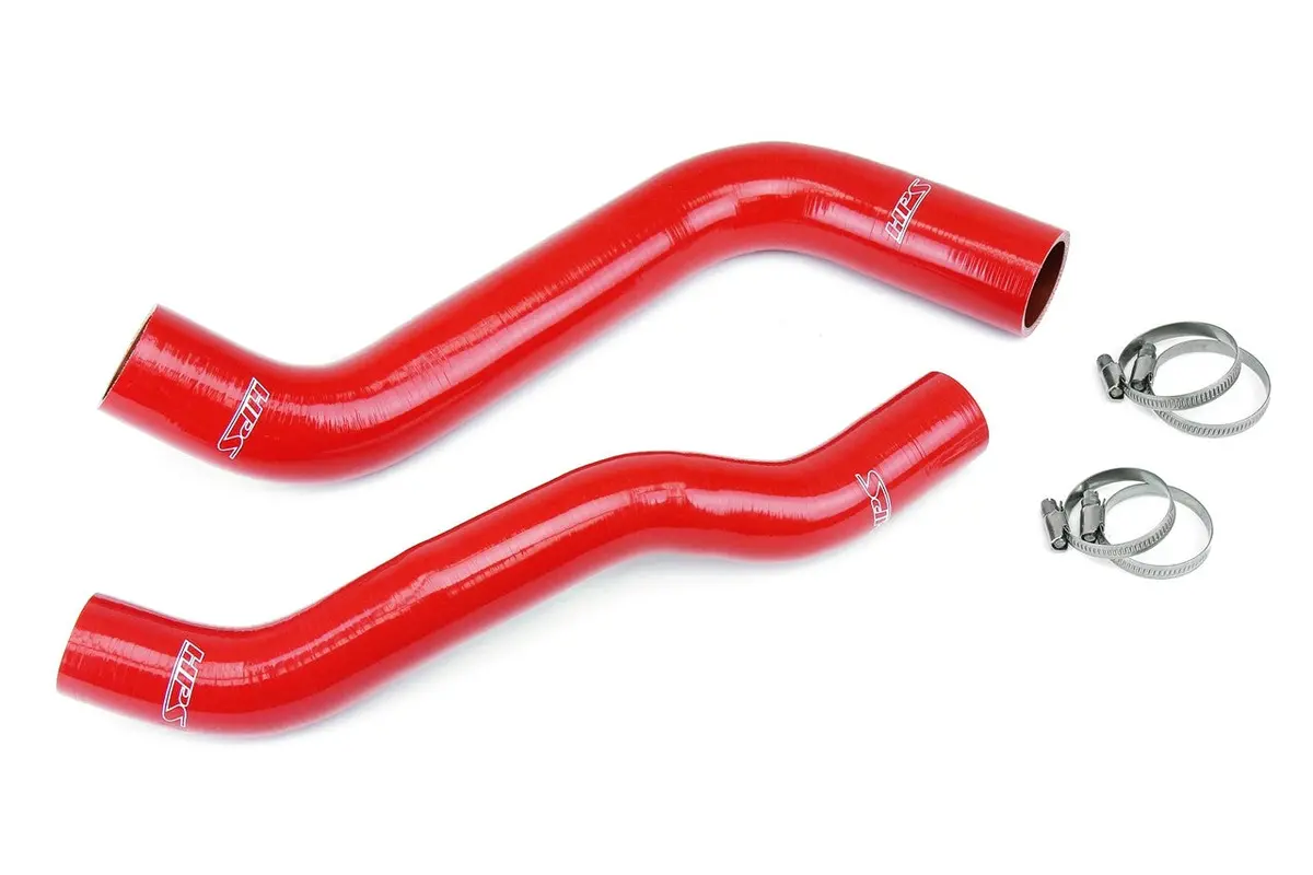 Hps Red 3-Ply Silicone Radiator Coolant Hose Kit For 06-10 Jeep Commander / Grand Cherokee 3.7L V6 1