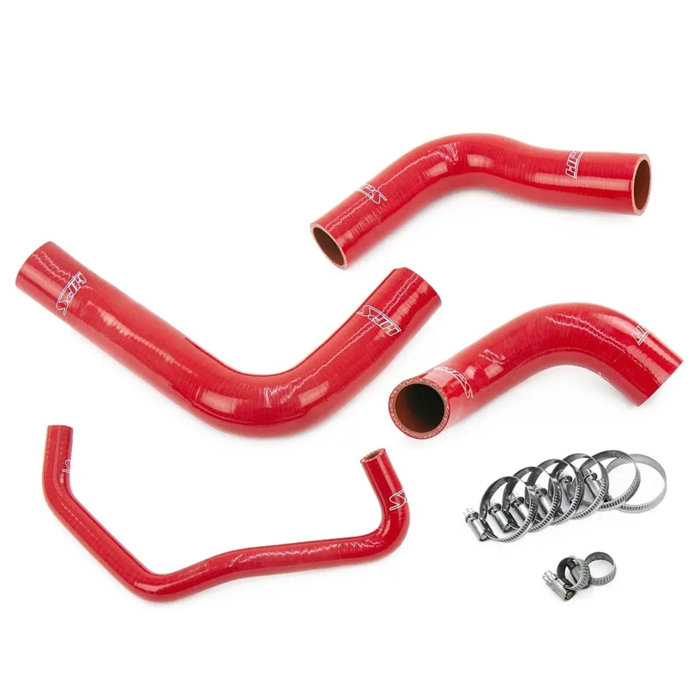 Hps Red 3-Ply Silicone Radiator Coolant Hose Kit For 16-20 Lexus Gs350 / 18-25 Rc300 / 18-25 Rc350 3.5L V6 1