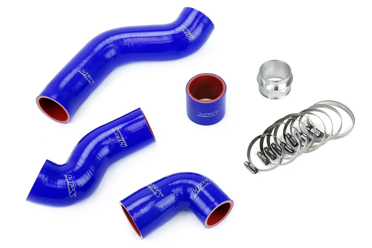 Hps Blue 4-Ply Silicone Intercooler Hose Boots Kit For 99-06 Vw Golf Gti Mk4 1.8T Turbo Awp / 00-01 Golf Mk4 1.8T 1