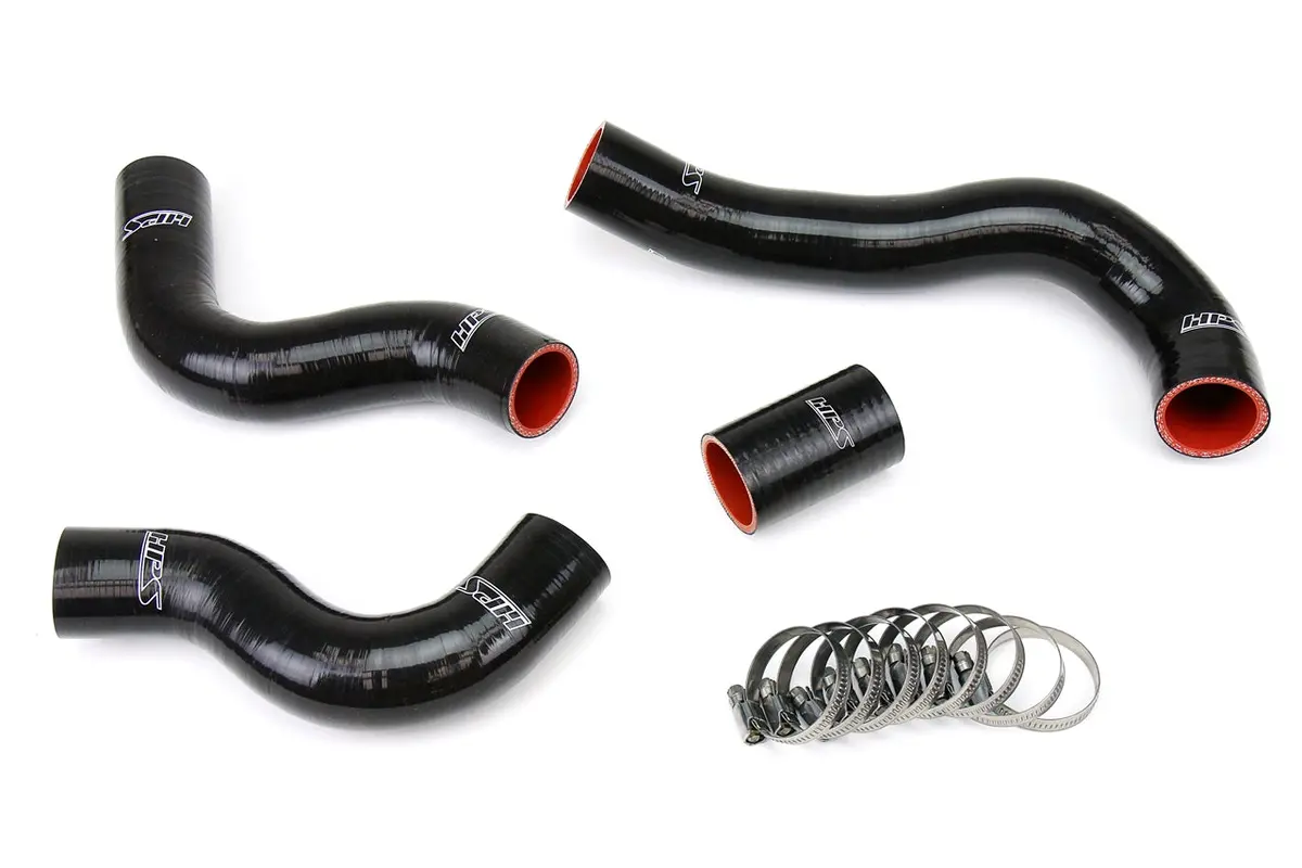 Hps Black 3-Ply Silicone Radiator Coolant Hose Kit For 84-89 Nissan 300Zx 3.0L V6 Turbo & Naturally Aspirated 1