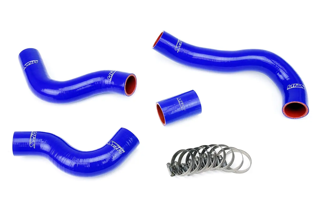 Hps Blue 3-Ply Silicone Radiator Coolant Hose Kit For 84-89 Nissan 300Zx 3.0L V6 Turbo & Naturally Aspirated 1