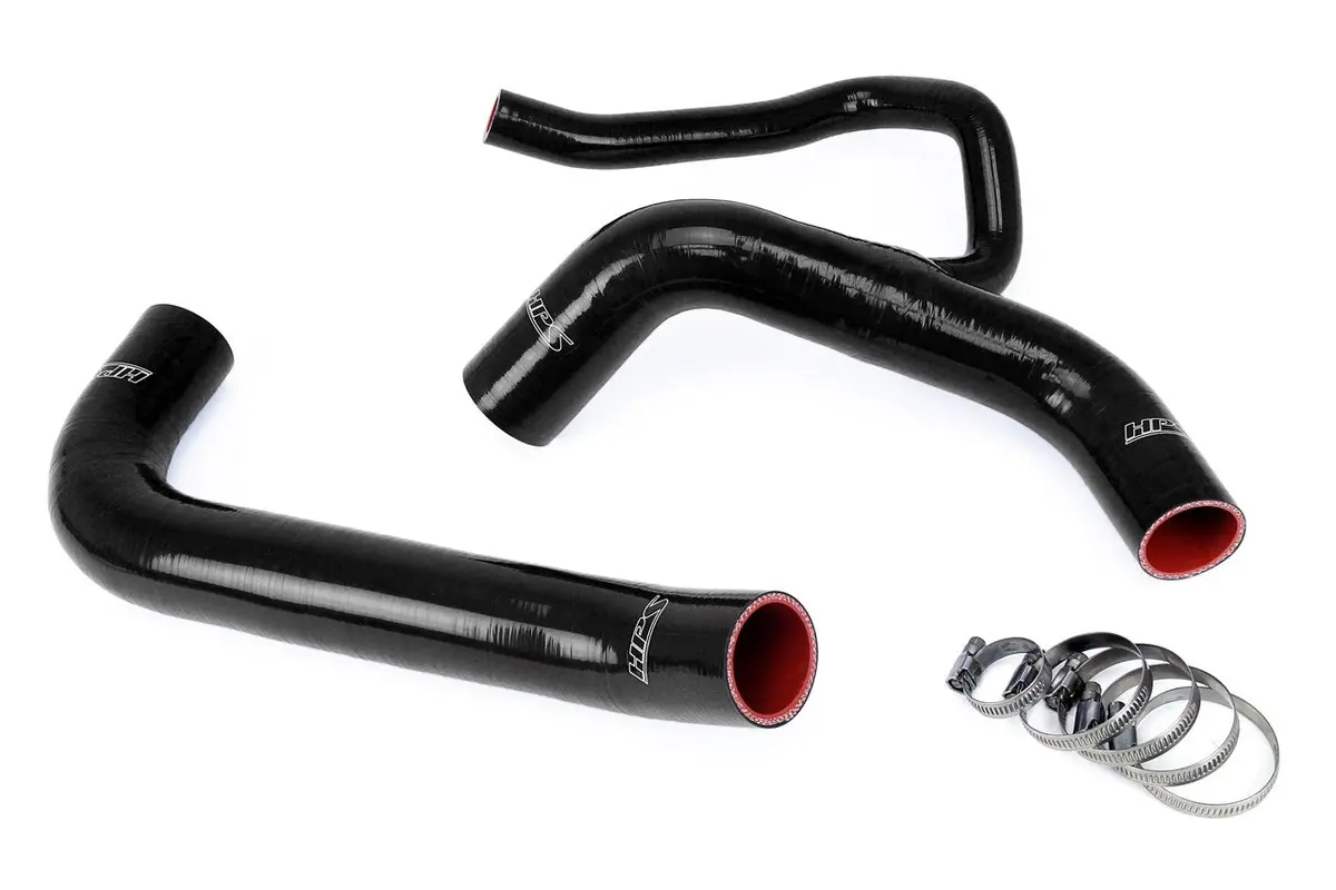 Hps Black 3-Ply Silicone Radiator Coolant Hose Kit For 15-23 Dodge Charger / Challenger Hellcat 6.2L 1