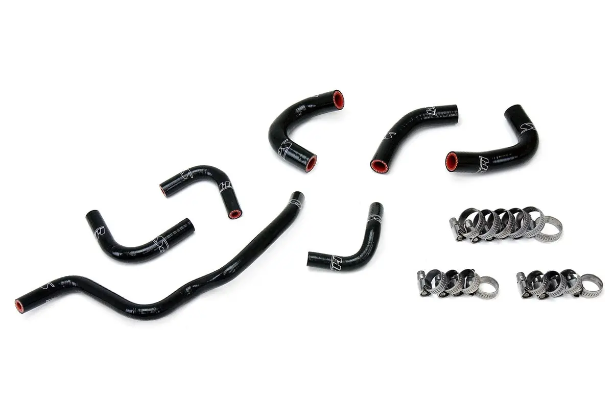 Hps Black 3-Ply Silicone Oil Cooler/Throttle Body Coolant Hose For 06-09 Honda S2000 2.2L Ap2 1
